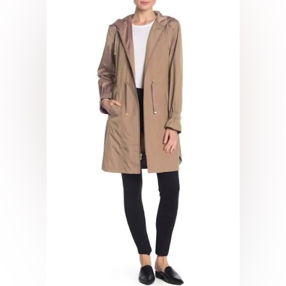 Cole Haan Hooded Anorak Champagne